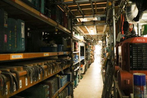 整頓された工具