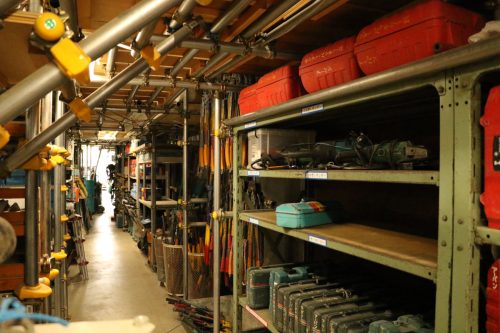整頓された工具